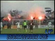 Pisa ultras dancing and singing the Lambada