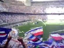 Sampdoria ultras at Giuseppe Meazza